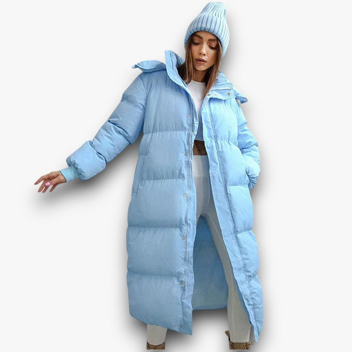 Frostlyn - Lange Gewatteerde Pufferjas voor Dames