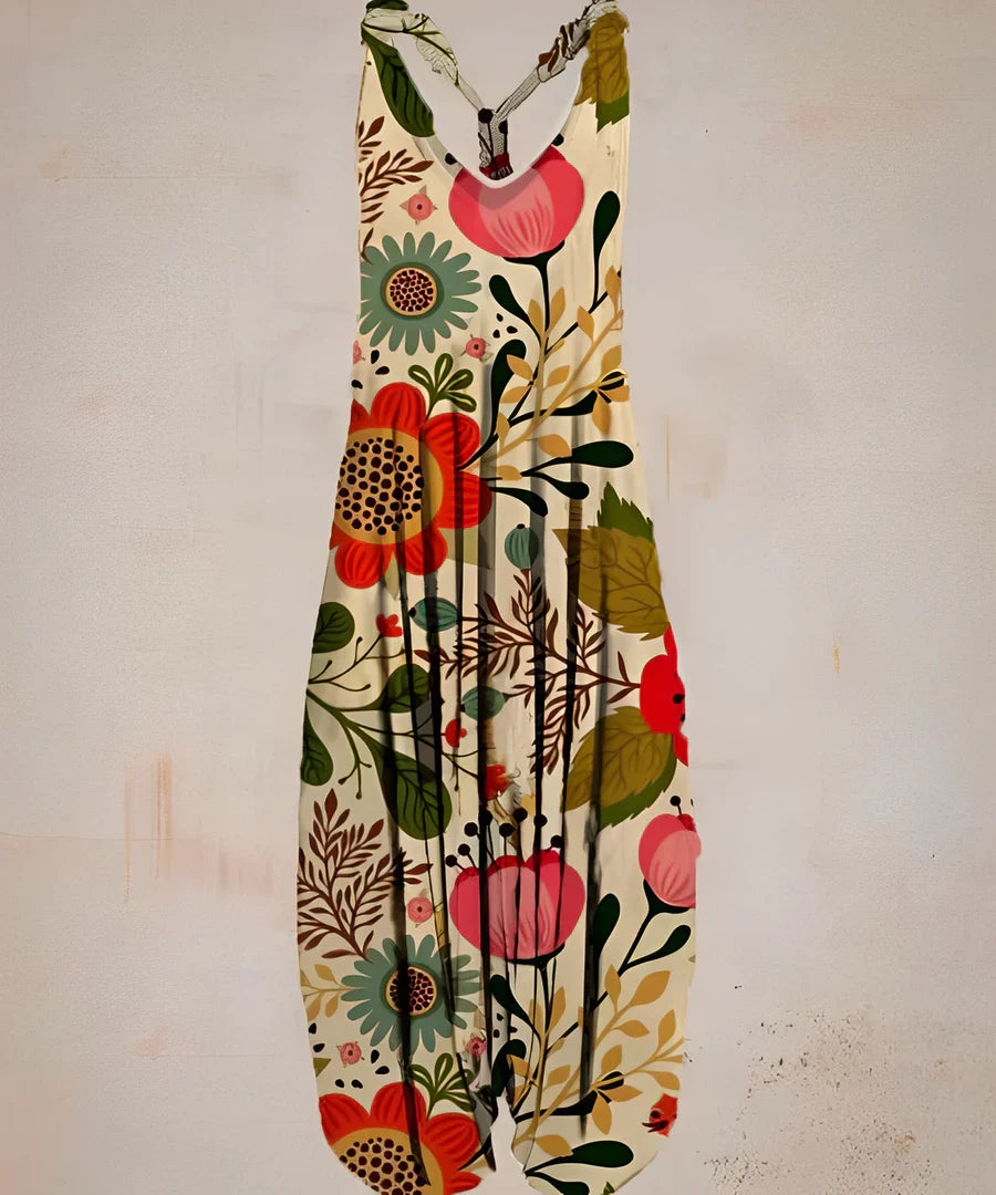 Siena - Bedrukte Boho Jumpsuit voor Dames