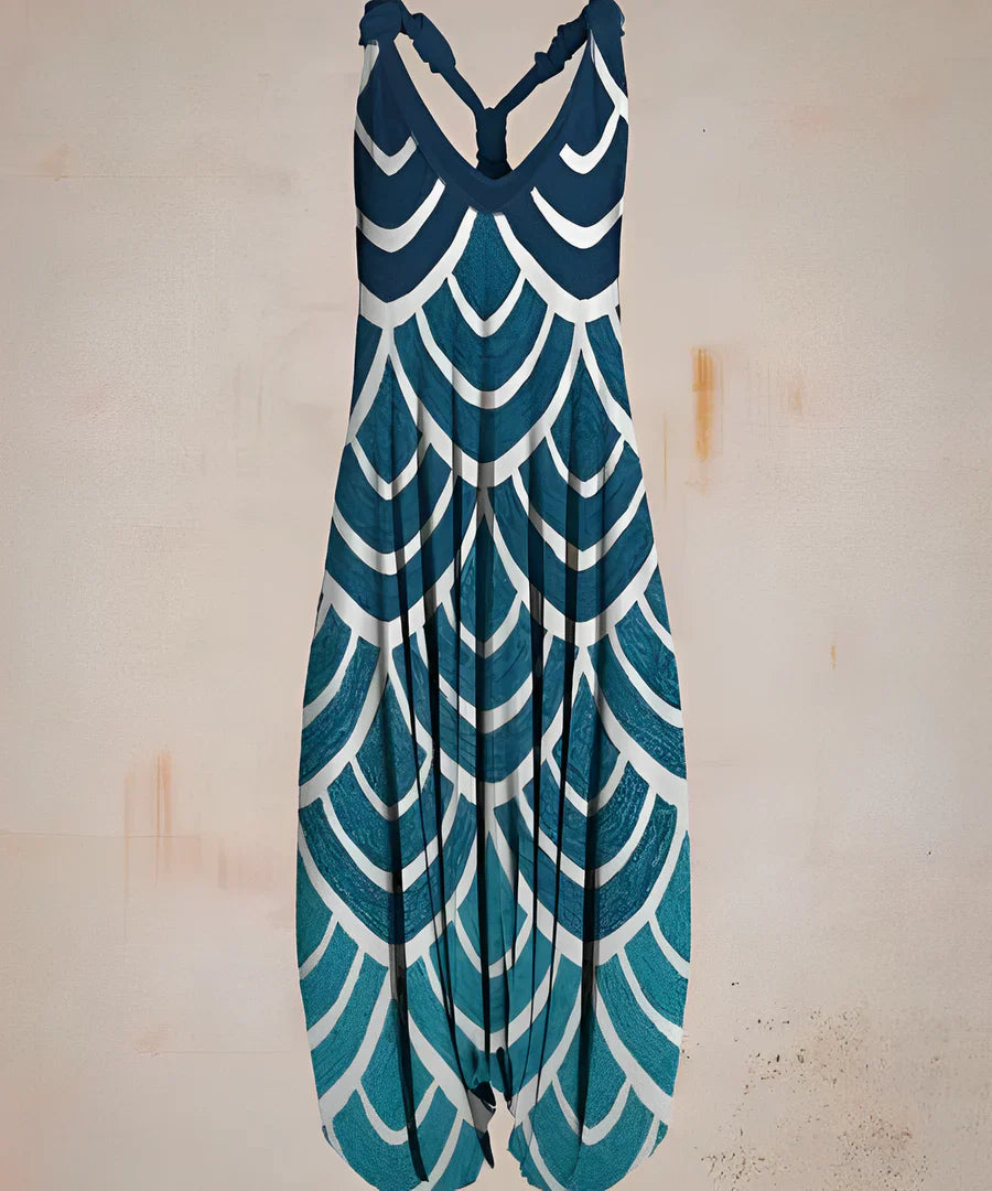 Siena - Bedrukte Boho Jumpsuit voor Dames