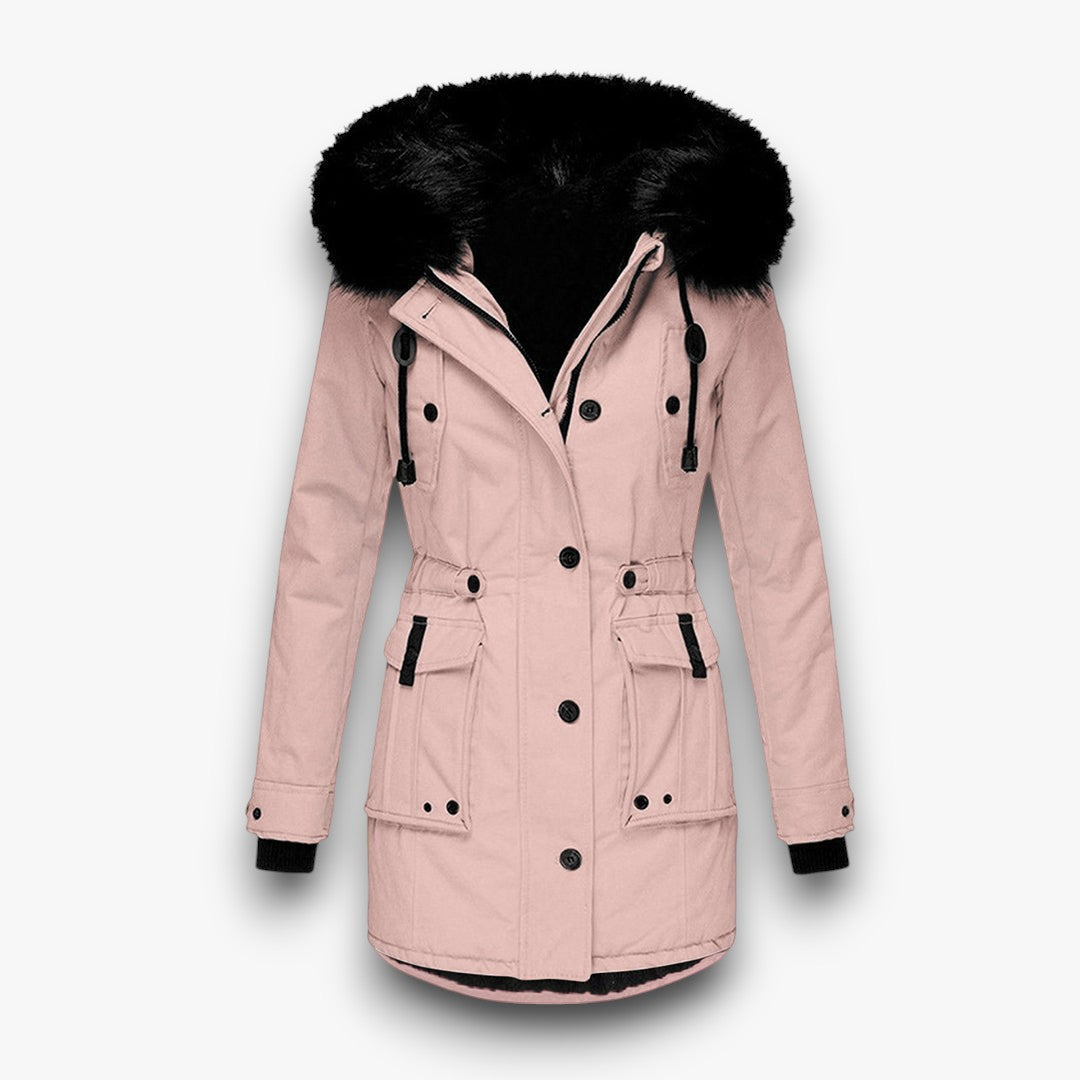 Cambrie - Parka Jas met Imitatiebont voor Dames