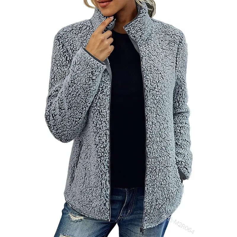 Alyse - Winter Teddyjack Voor Dames