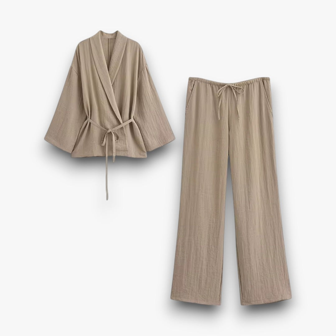 Selyrith - Linnen Gezoomde Outfits voor Dames