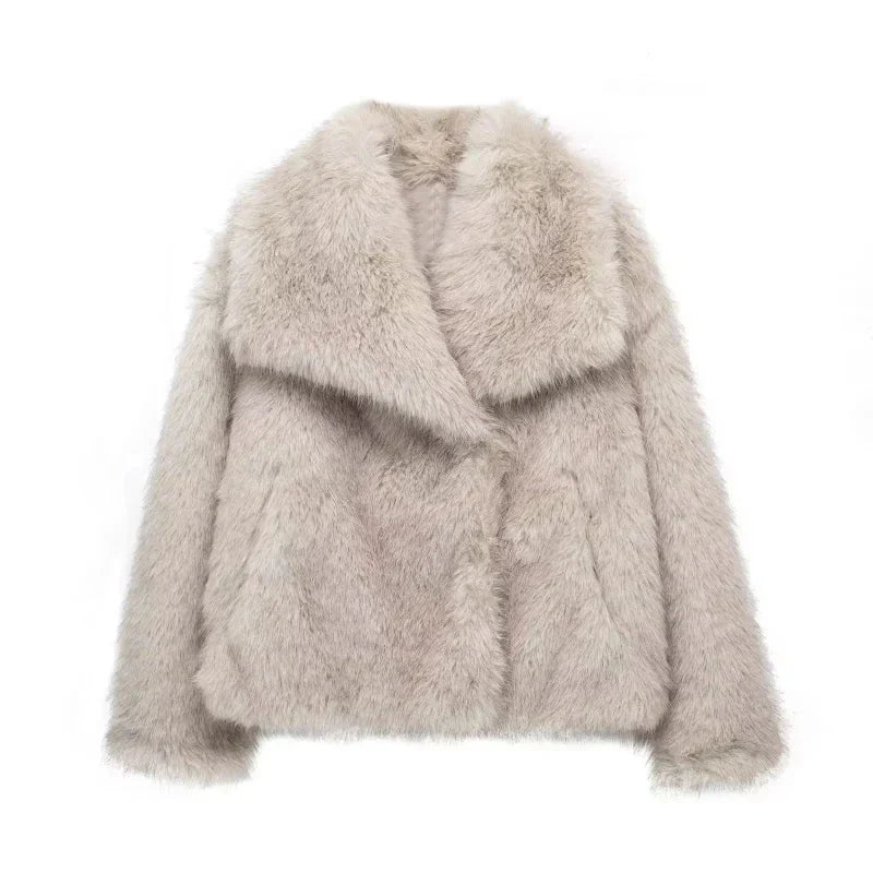 Isolda - Pluche Winterjas voor Dames
