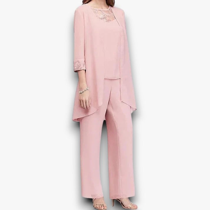 Freska - Chique Driedelig Outfit Set voor Dames