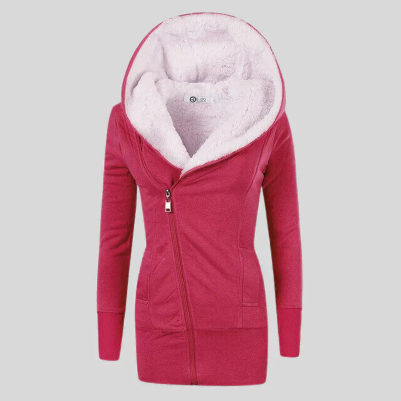 Vyressa - Essentiële Fleece Zip-up Capuchon voor Dames