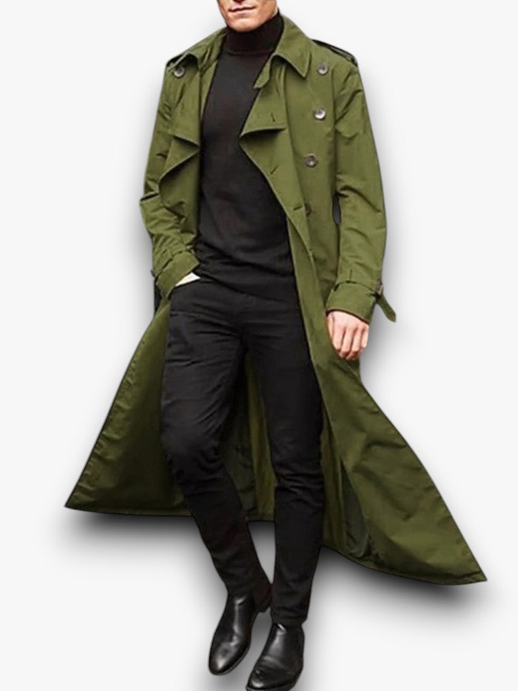 Devlin - Geraffineerde Winter Trenchcoat voor Heren