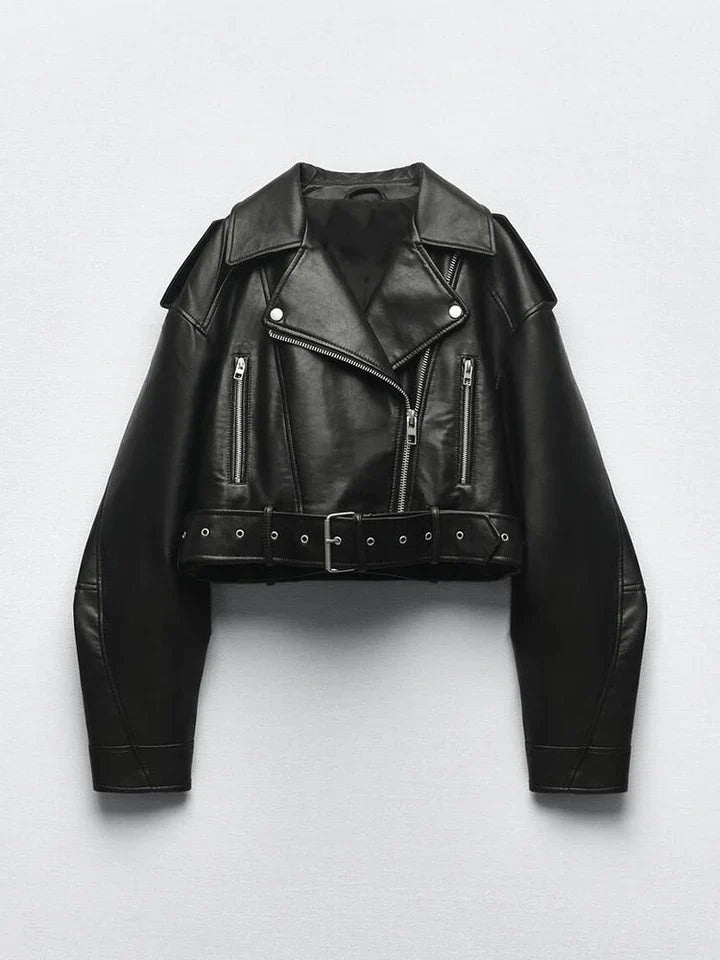 Celine - Vintage Geïnspireerd  Lerenjas voor Dames