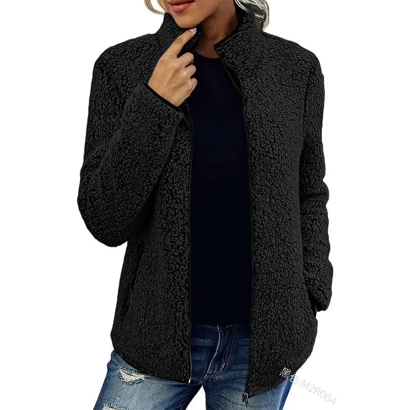 Alyse - Winter Teddyjack Voor Dames