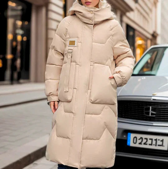 Elenya - Lange Pufferjas voor Dames