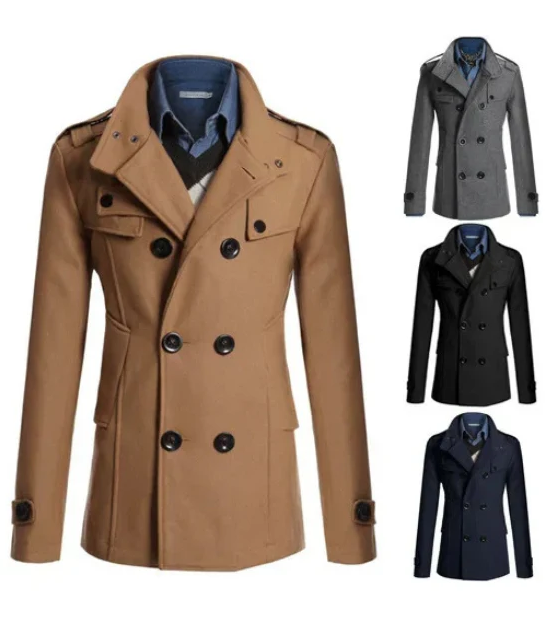 Indigo - Winter Trench Coat voor Heren