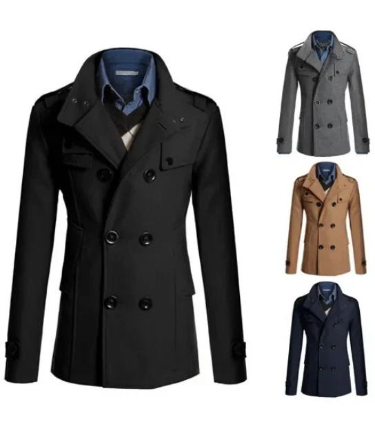 Indigo - Winter Trench Coat voor Heren