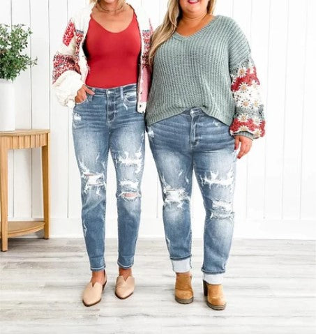 Orynn - Gescheurde Jeans voor Dames