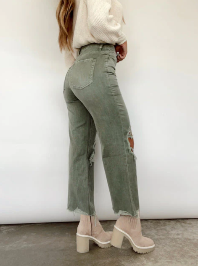 Brelyndra - Gescheurde Jeans voor Dames