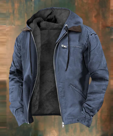 Valric - Duurzame Fleece Gevoerde Jas Met Capuchon voor Heren