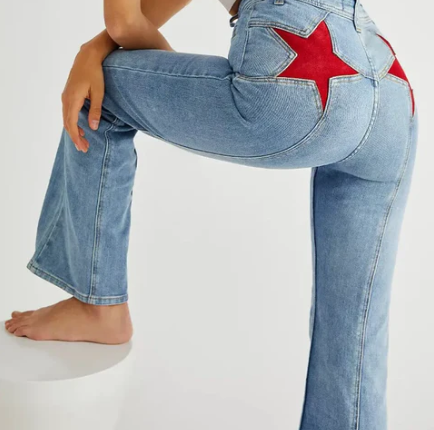 Novella - Retro Geïnspireerde Wijduitlopende Broek voor Dames