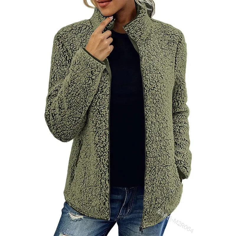Alyse - Winter Teddyjack Voor Dames