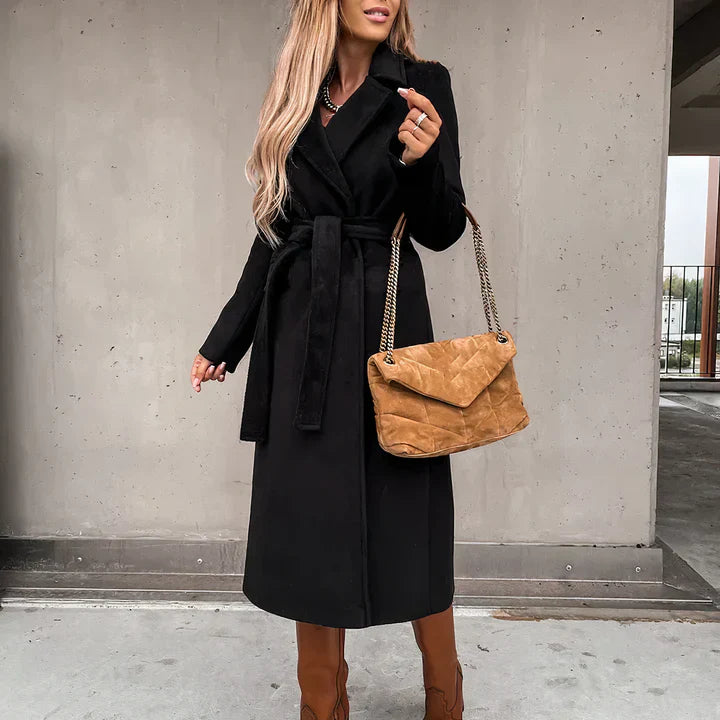 Amelina - Wollen Trenchcoat voor Dames
