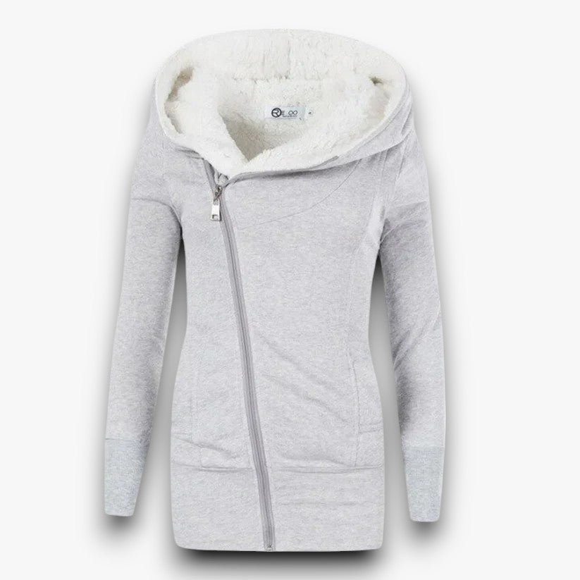 Vyressa - Essentiële Fleece Zip-up Capuchon voor Dames