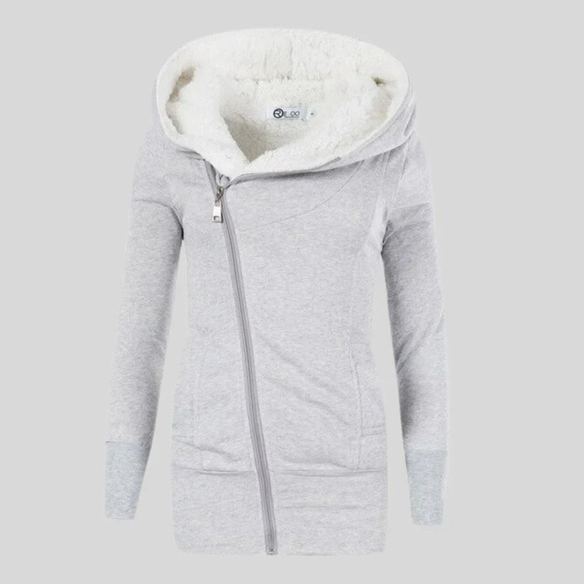 Vyressa - Essentiële Fleece Zip-up Capuchon voor Dames