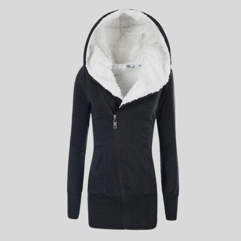 Vyressa - Essentiële Fleece Zip-up Capuchon voor Dames