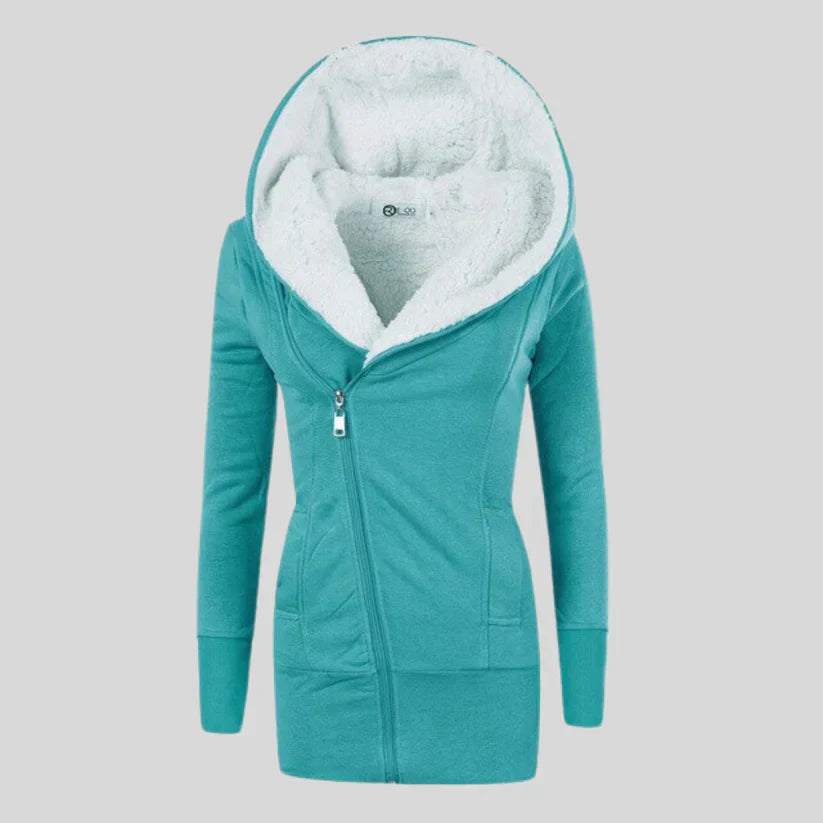 Vyressa - Essentiële Fleece Zip-up Capuchon voor Dames