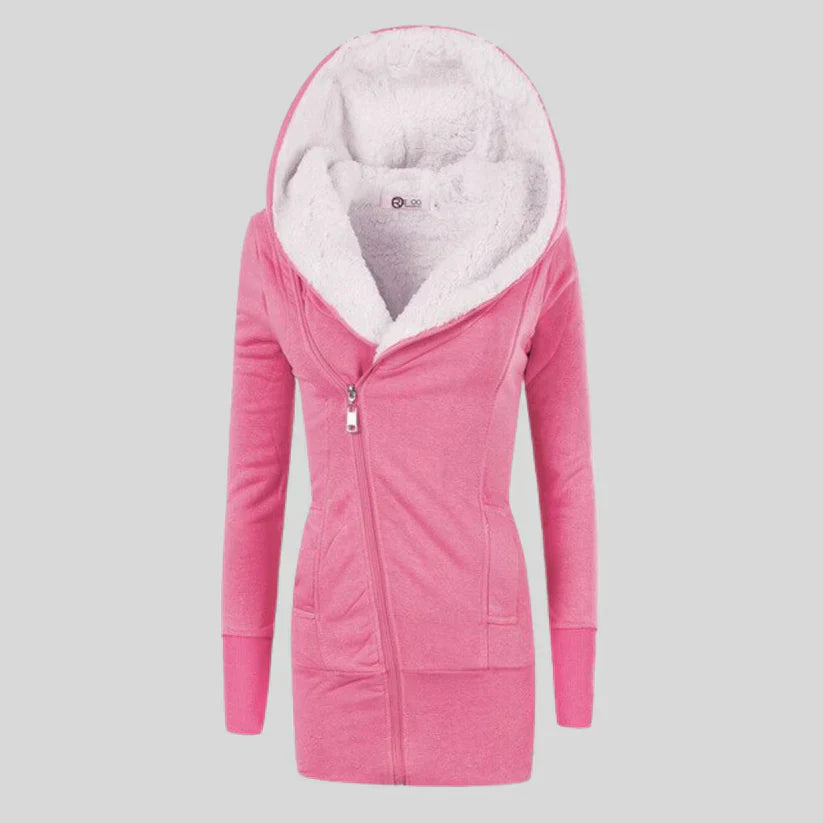 Vyressa - Essentiële Fleece Zip-up Capuchon voor Dames
