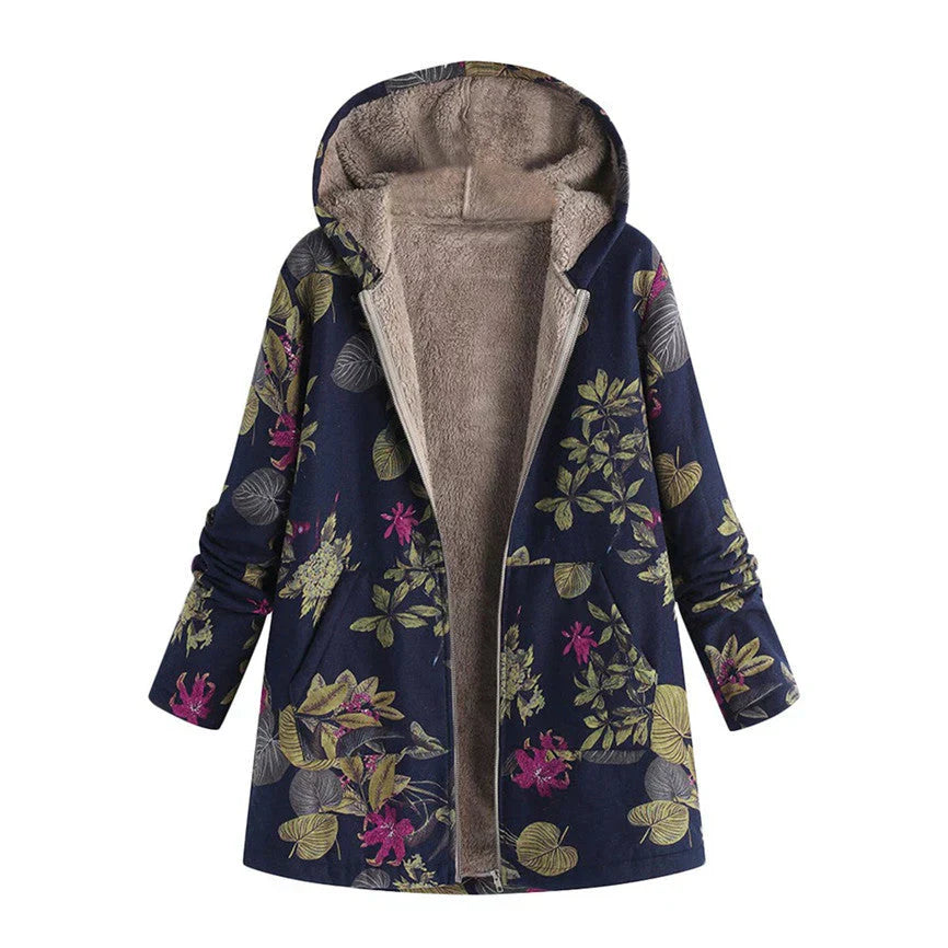 Zurina - Winterjas met Patroon voor Dames