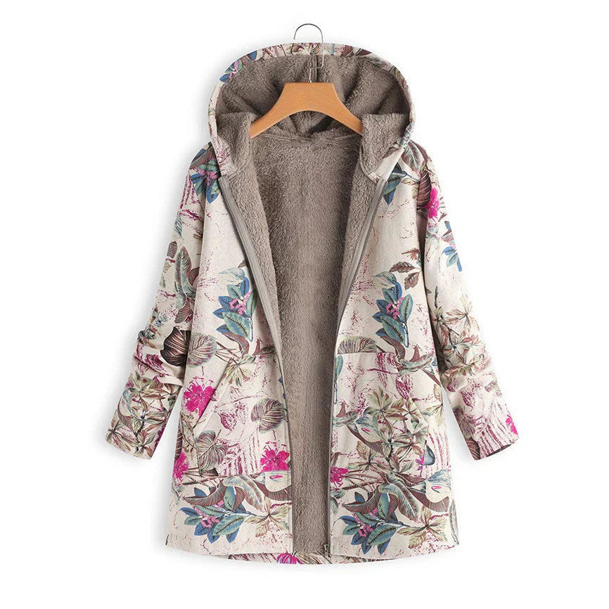 Zurina - Winterjas met Patroon voor Dames