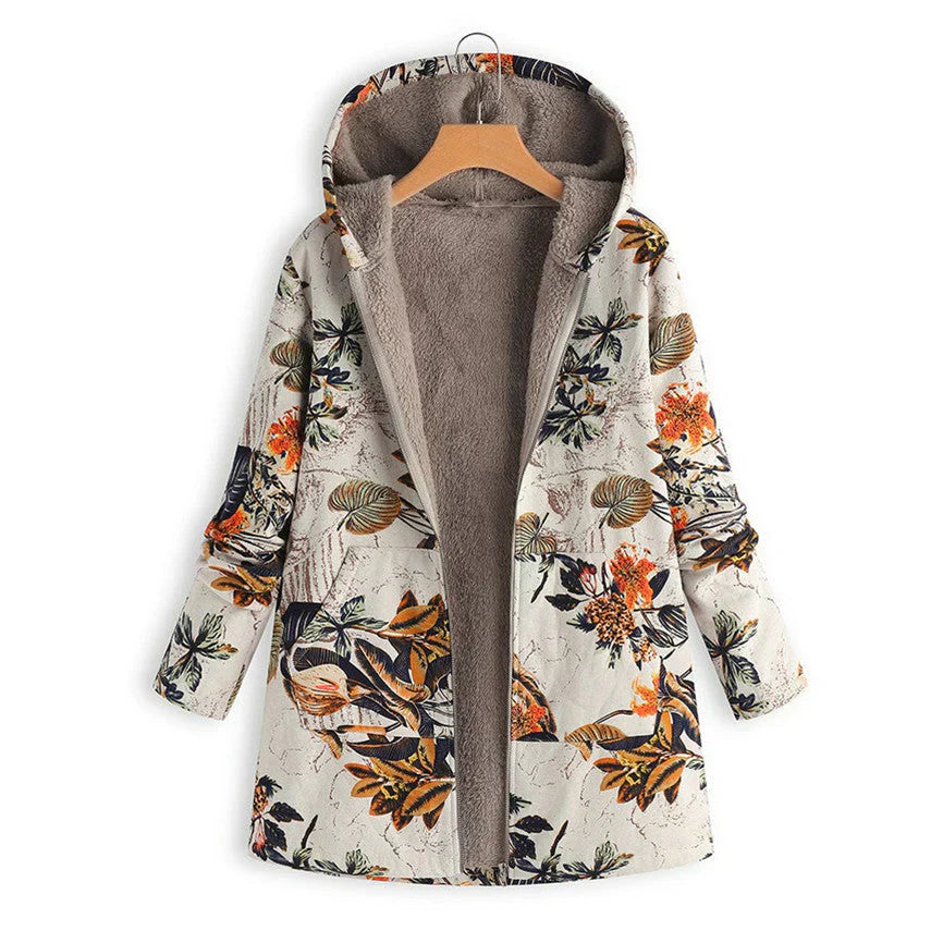 Zurina - Winterjas met Patroon voor Dames