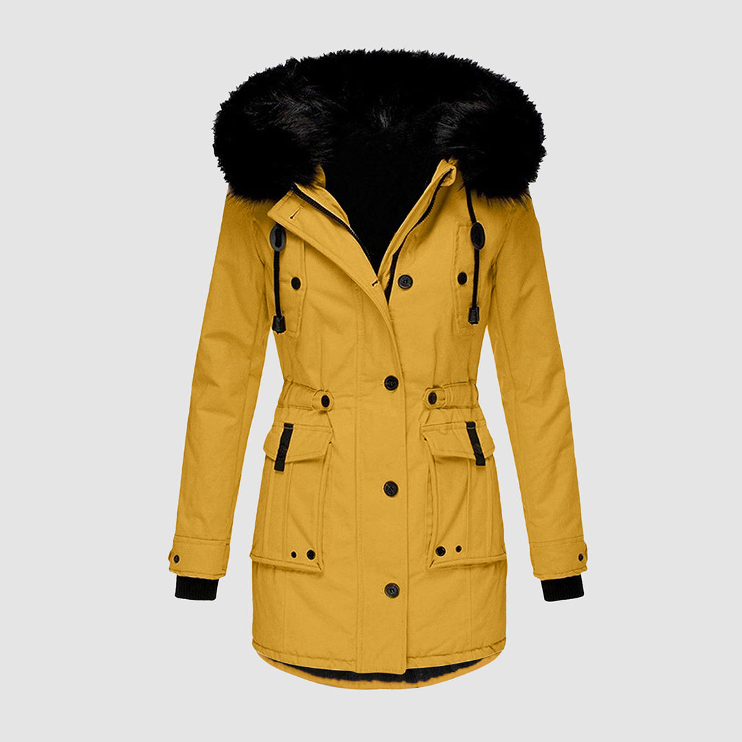 Cambrie - Parka Jas met Imitatiebont voor Dames