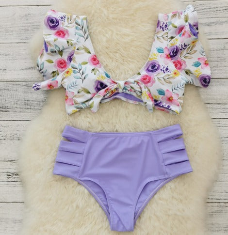 Flora - Bikiniset met Bloemetjes en Ruches voor Dames