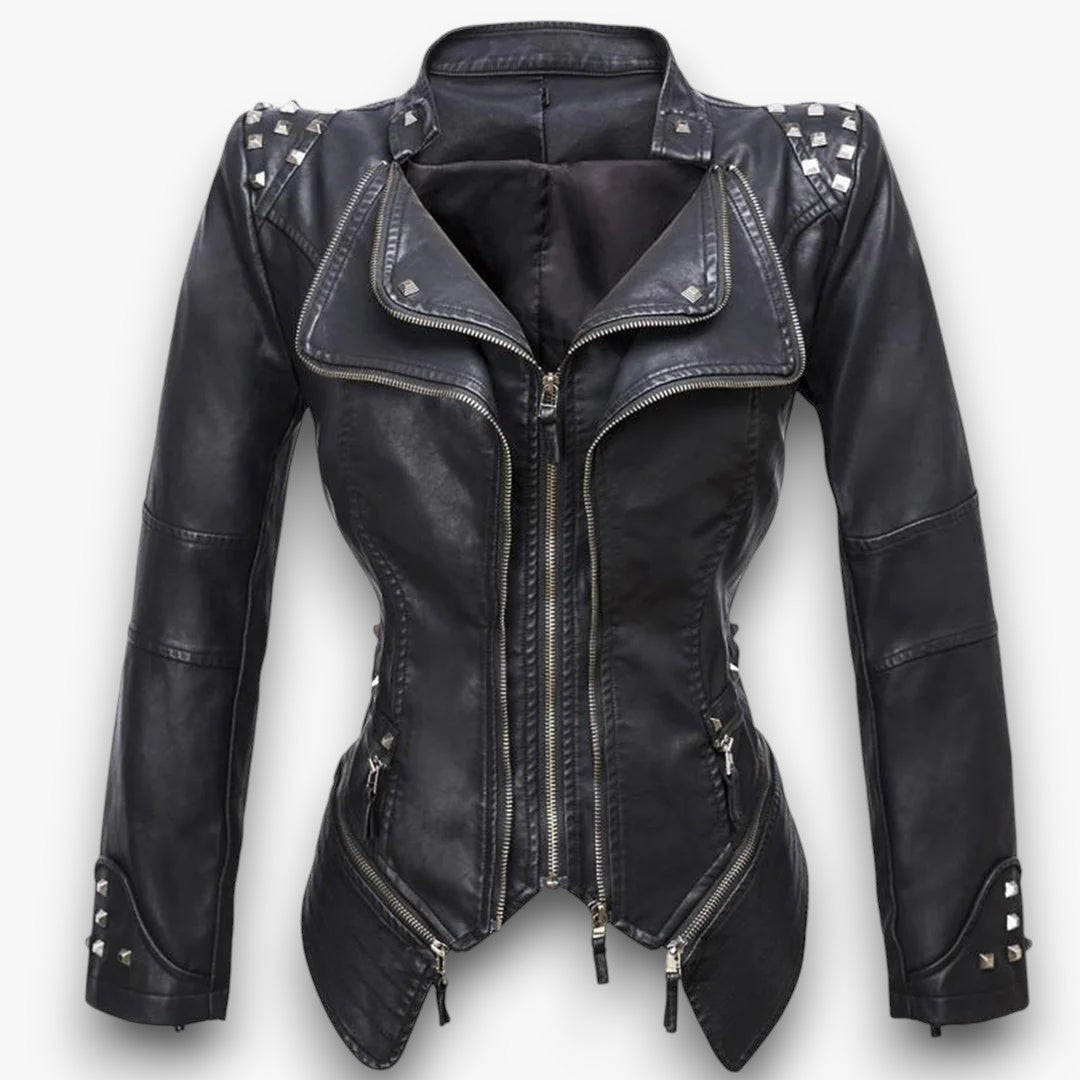 Lenora - Slim-fit Lerenjas voor Dames