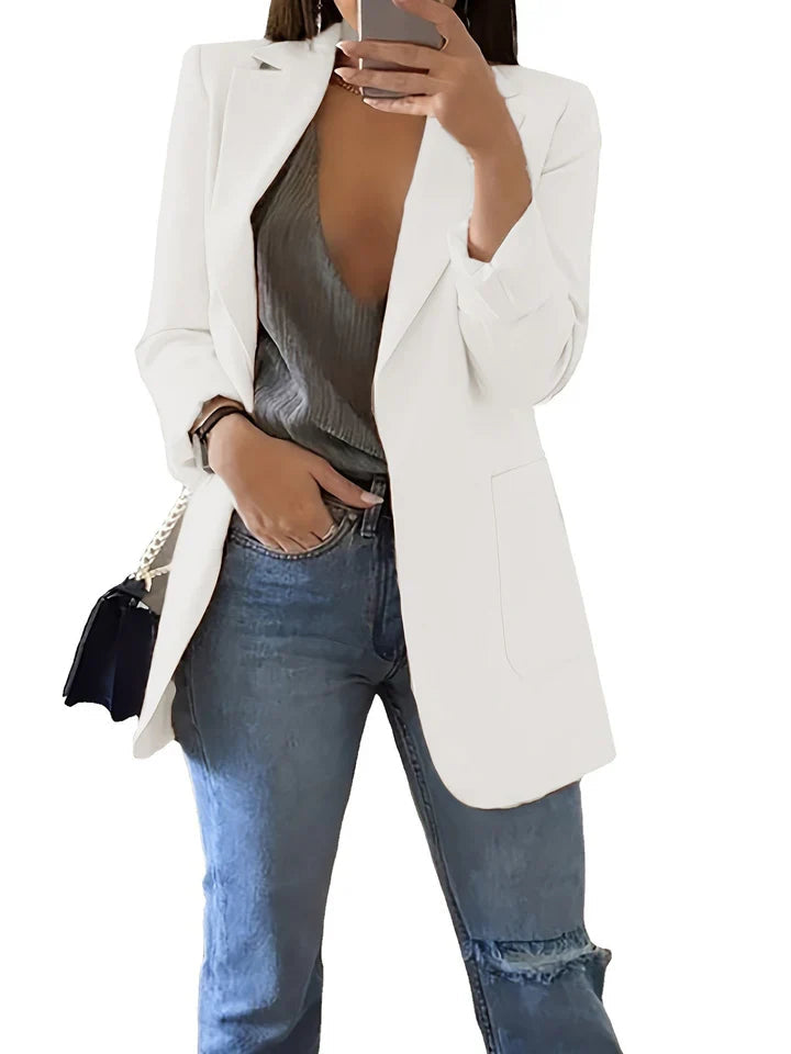 Rosalind - Lange Casual Blazer voor Dames