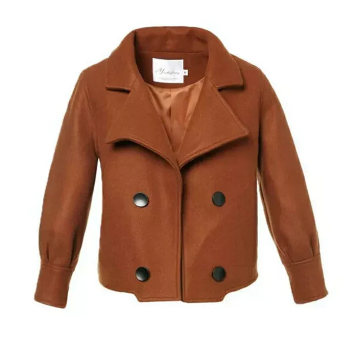 Shanie - Effen Korte Jas voor Dames