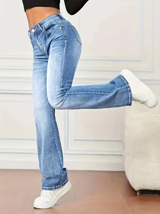 Lyriss - Uitlopende Jeans voor Dames