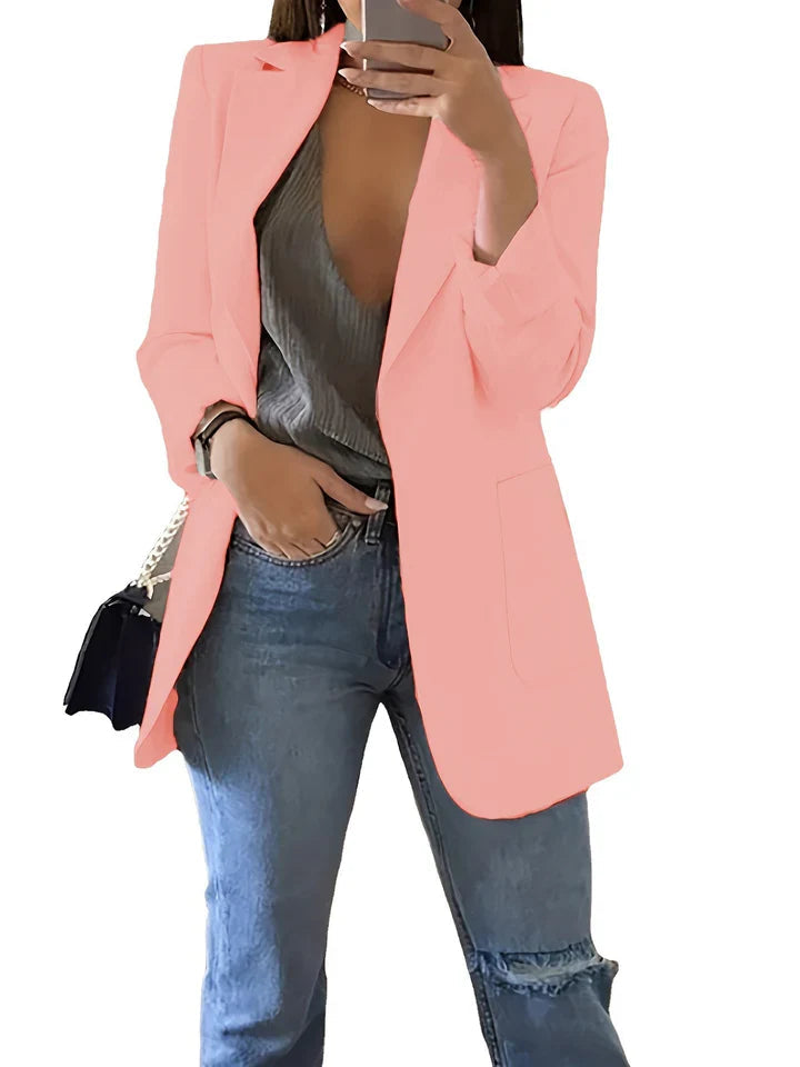 Rosalind - Lange Casual Blazer voor Dames