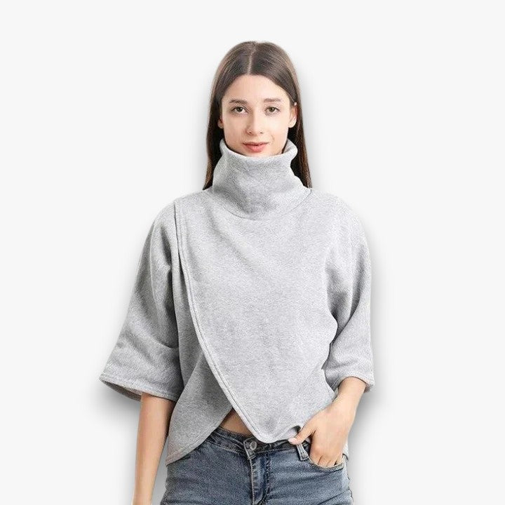 Crizzy - Gezellige Poncho Pullover voor Dames