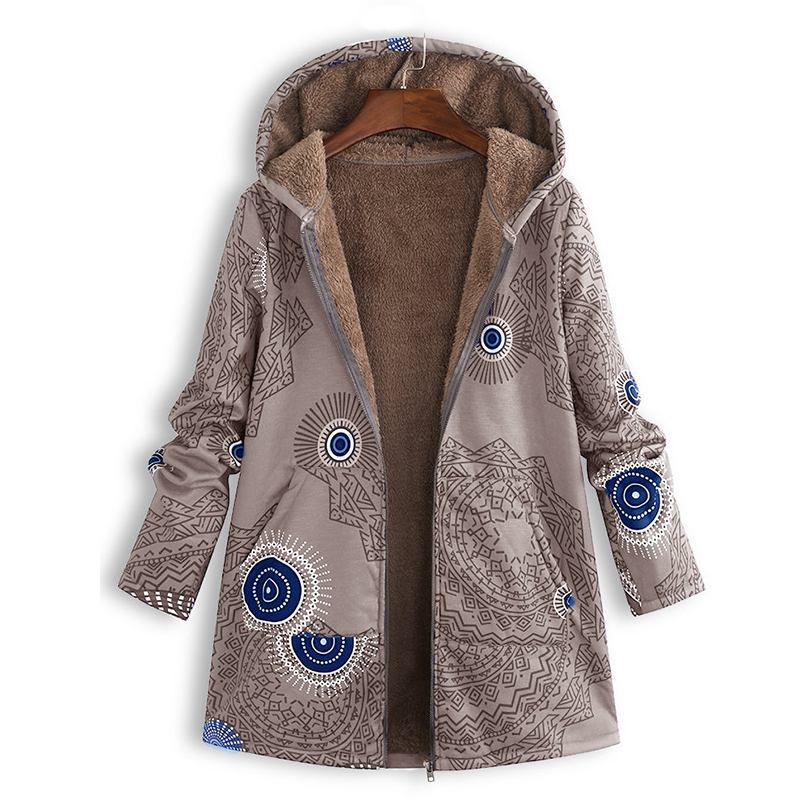 Zurina - Winterjas met Patroon voor Dames