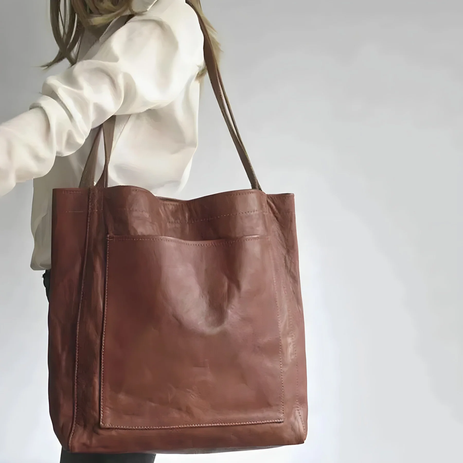Evelyn - Vintage Leren Handtas voor Dames