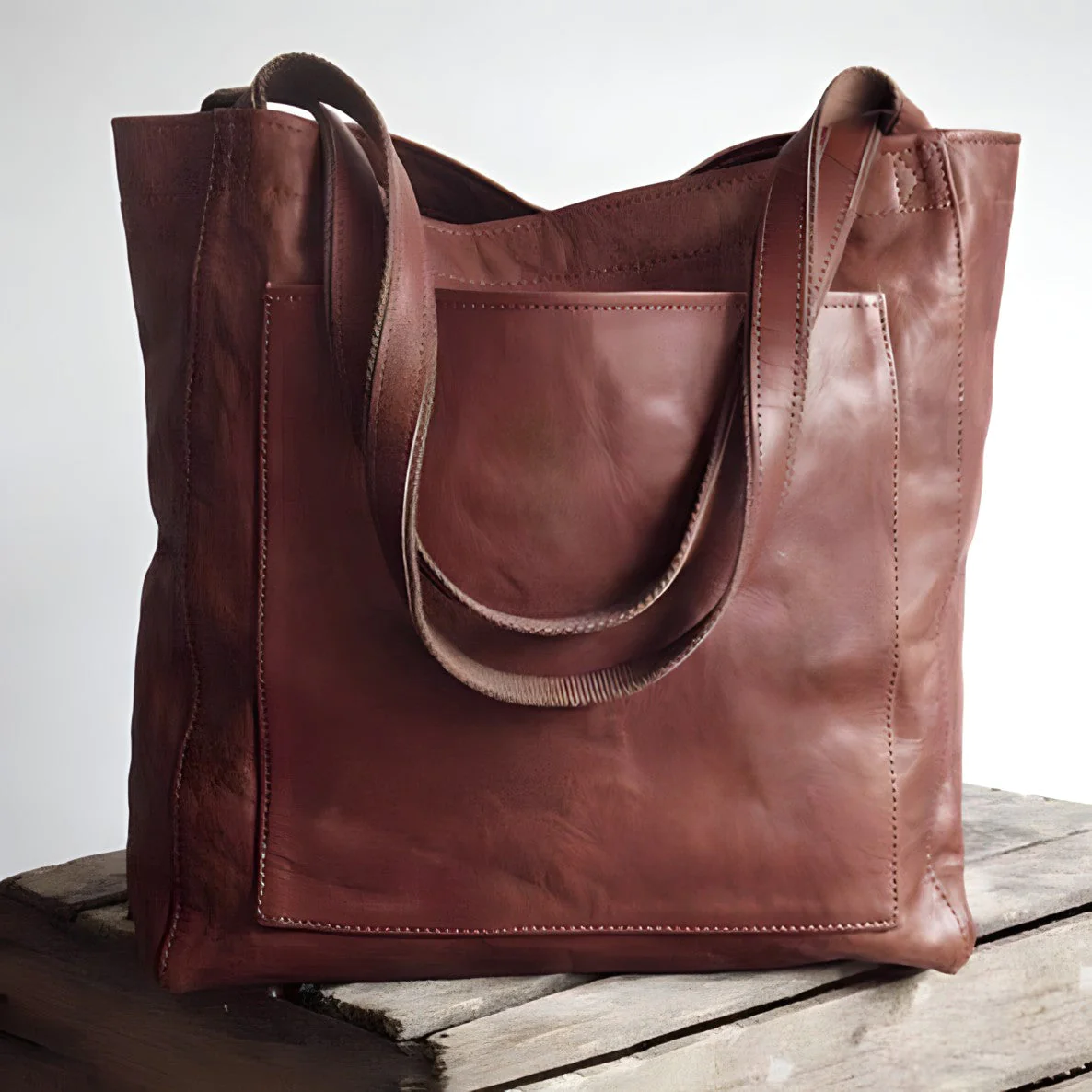 Evelyn - Vintage Leren Handtas voor Dames