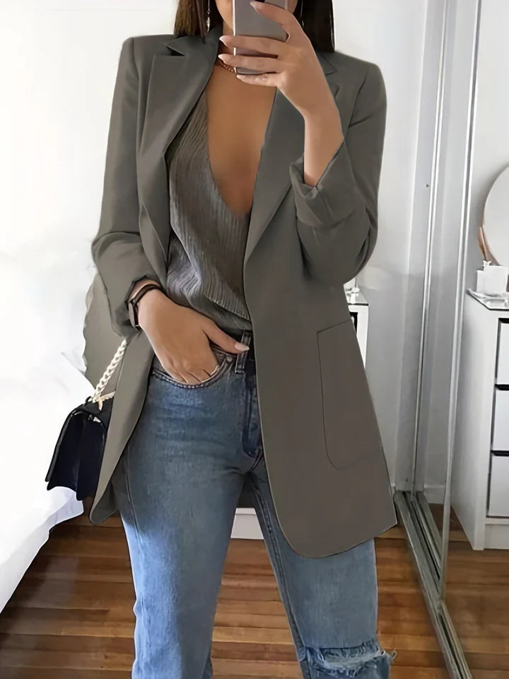 Rosalind - Lange Casual Blazer voor Dames
