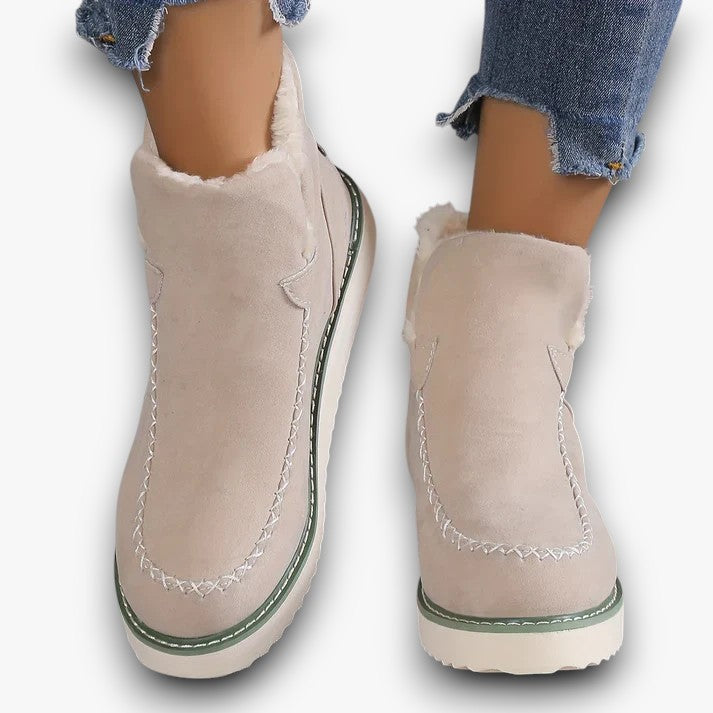 Solva - Comfortabel Winterlaarzen met Bont voor Dames