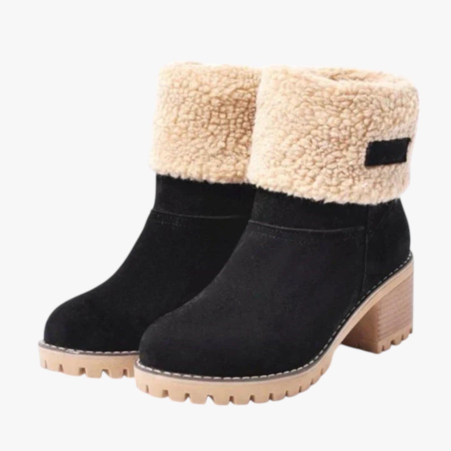 Amelune - Schoenen met Imitatiebont voor Dames